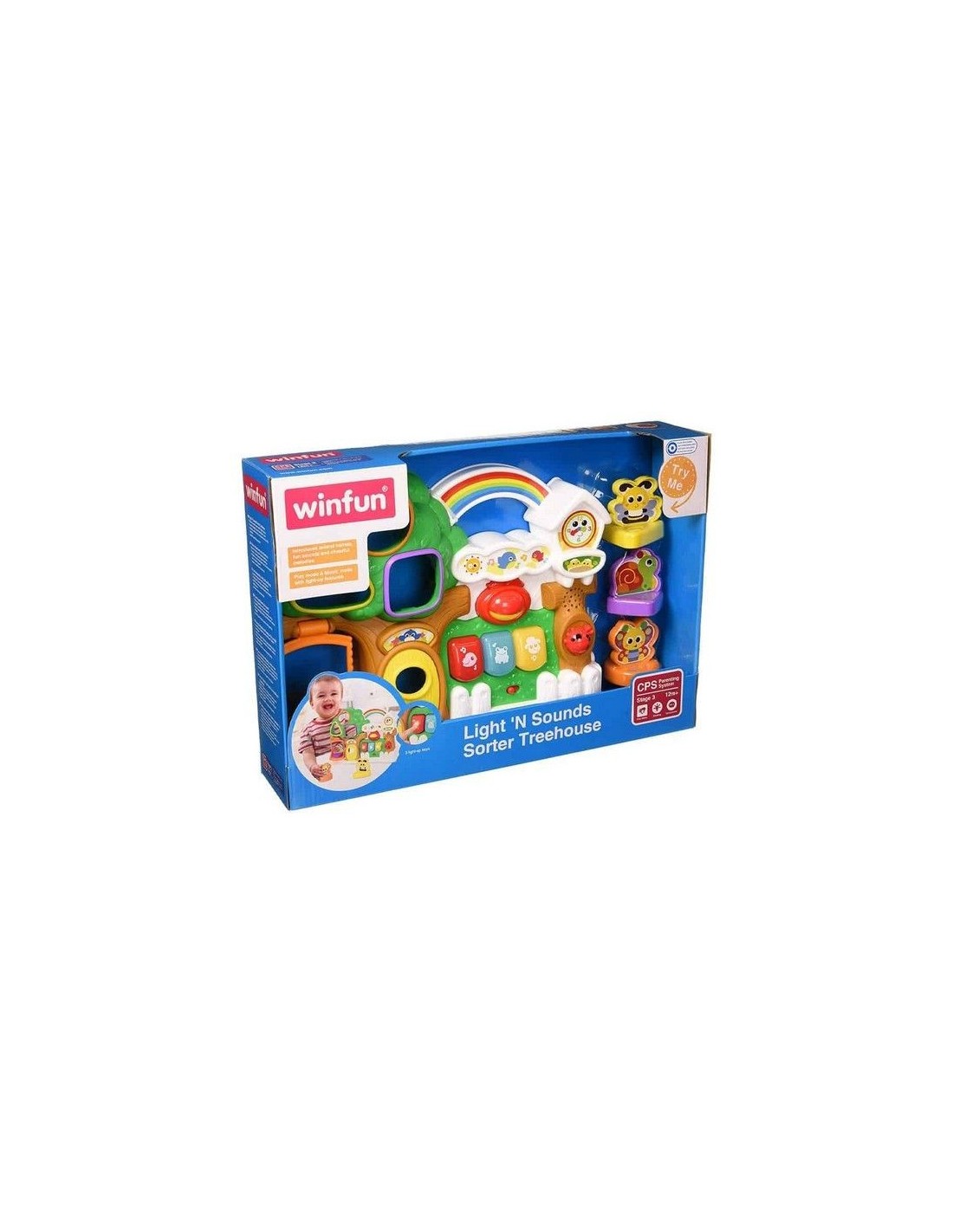 INFANZIA: vendita online WINFUN CASA ALBERO DELLE FORME LUCI E SUONI in offerta