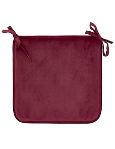 CUSCINO SEDIA 212424J LILOU 38X38 GRANATO