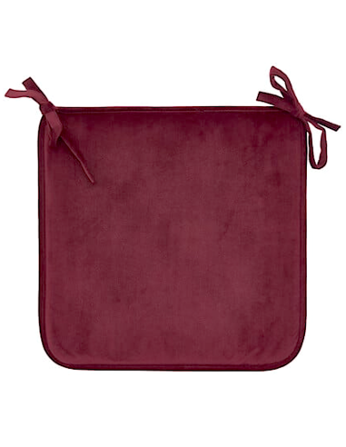 CUSCINO SEDIA 212424J LILOU 38X38 GRANATO