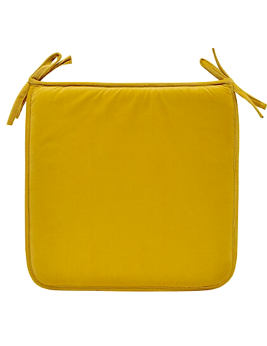 CUSCINO SEDIA 212424R LILOU 38X38 OCRA