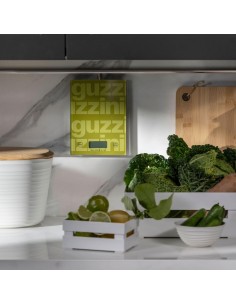 Guzzini Bilancia Digitale Label Verde in Vetro Temperato 5kg - Shopincasa.it 2