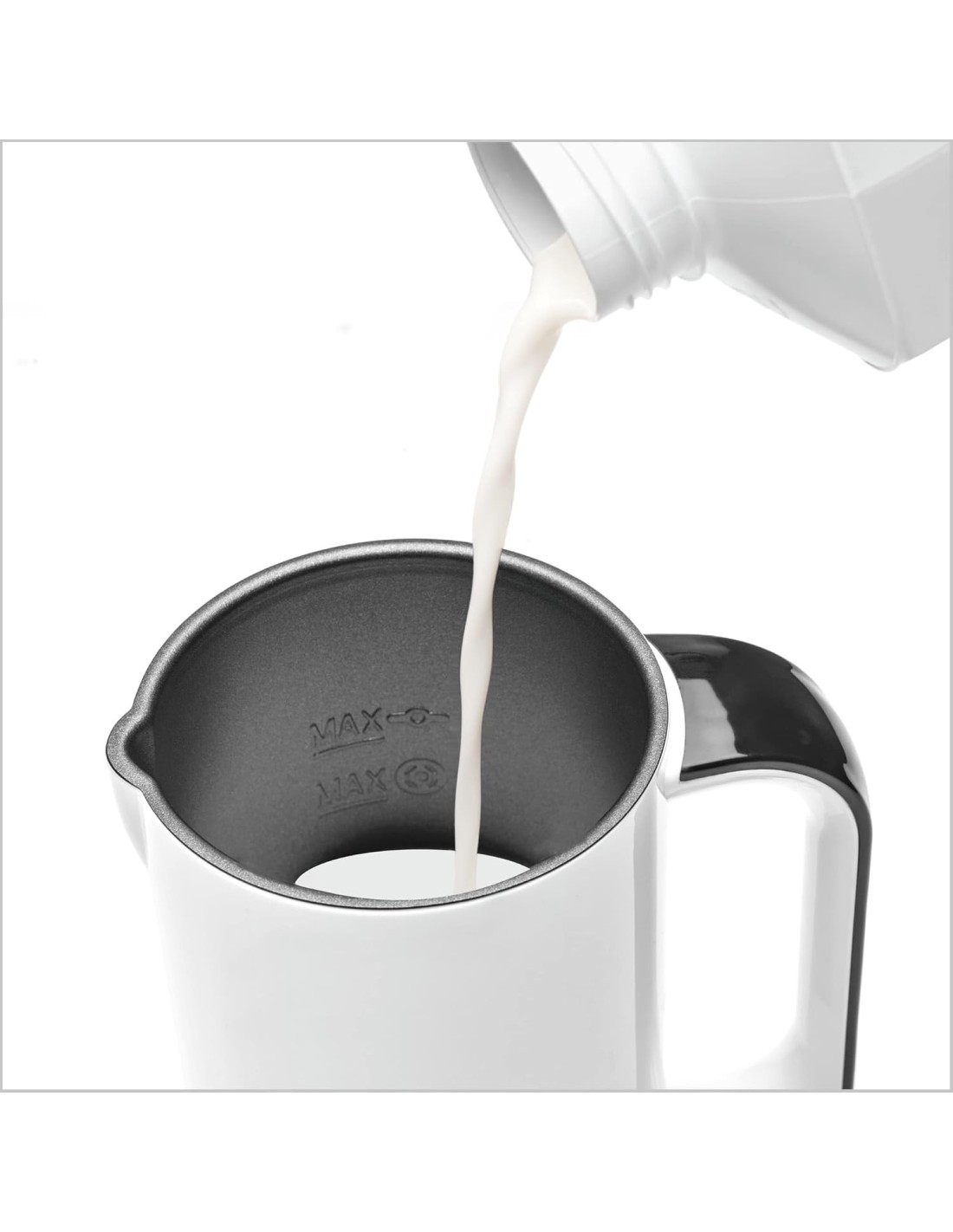 Guzzini Cappuccinatore Kitchen Active Design Nero – Montalatte Elettrico 14x10,5x19 cm | Shopincasa.it