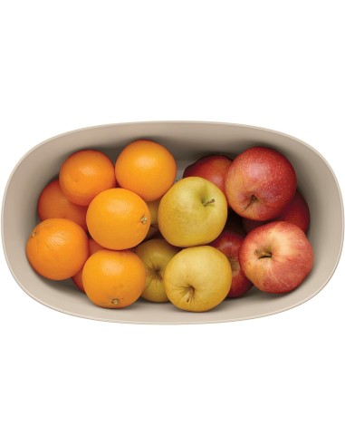 Guzzini Tierra Cestino Pane Bianco Latte 10L – Contenitore con Coperchio Salvafreschezza | Shopincasa.it