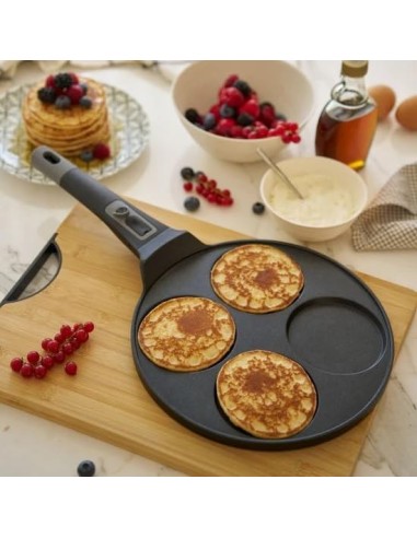 Guzzini Padella per Pancake Cook&Space con 4 Sedi e Manico Removibile | Shopincasa.it