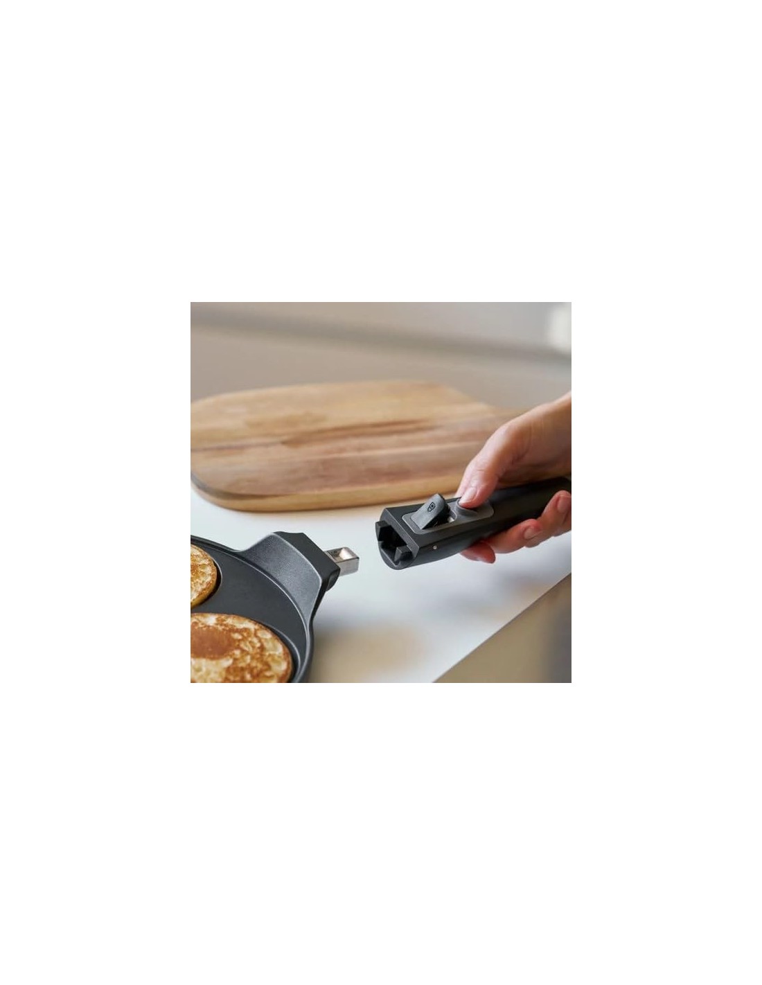 Guzzini Padella per Pancake Cook&Space con 4 Sedi e Manico Removibile | Shopincasa.it