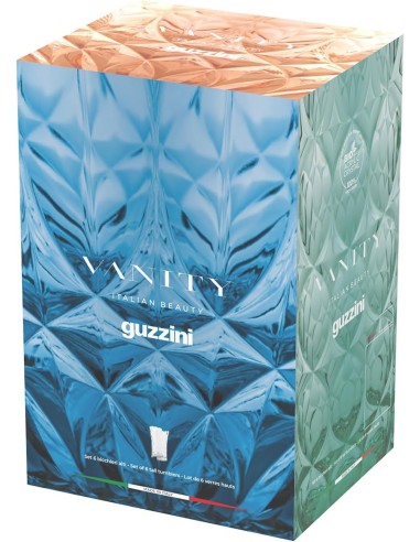 Guzzini Vanity Portabicchiere Universale Blu Denim – Bio-based SAN e SMMA | Shopincasa.it