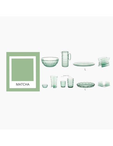 Guzzini Vanity Portabicchiere Universale Verde Matcha – Bio-based SAN e SMMA | Shopincasa.it
