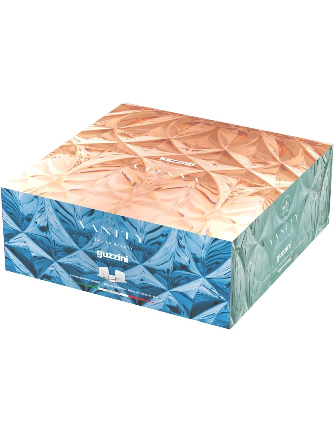 Guzzini Vanity Portatovaglioli Orizzontale Aria Trasparente – Bio-based SAN e SMMA | Shopincasa.it