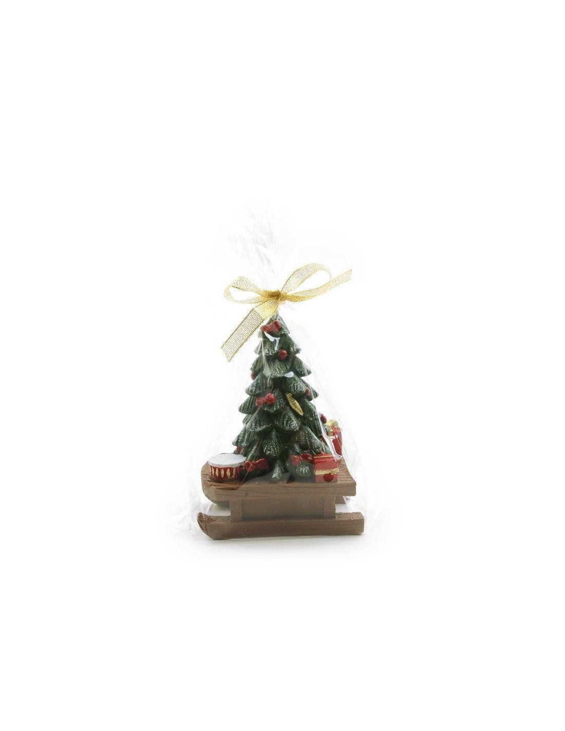 CANDELA ALBERO CON SLITTA 9,5X6X13CM