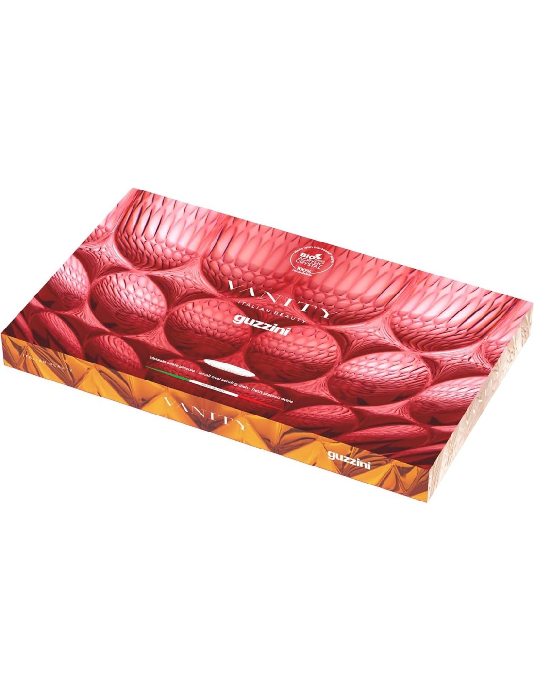 Guzzini Vanity Vassoio Ovale Piccolo Trasparente Aria – Elegante e Pratico | Shopincasa.it