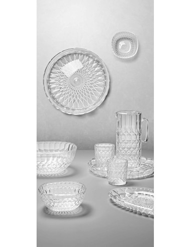 Guzzini Vanity Vassoio Tondo Piccolo Trasparente Aria – Elegante e Pratico | Shopincasa.it