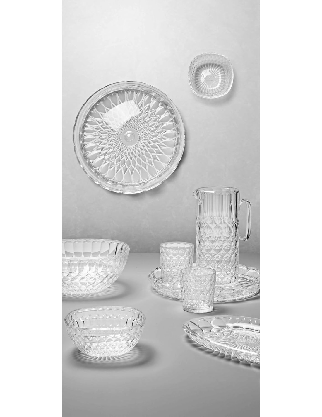 Guzzini Vanity Vassoio Tondo Piccolo Trasparente Aria – Elegante e Pratico | Shopincasa.it