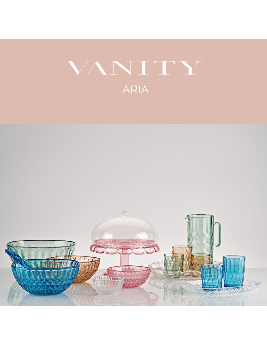 Guzzini Vanity Posate Insalata Aria Trasparente | Shopincasa.it