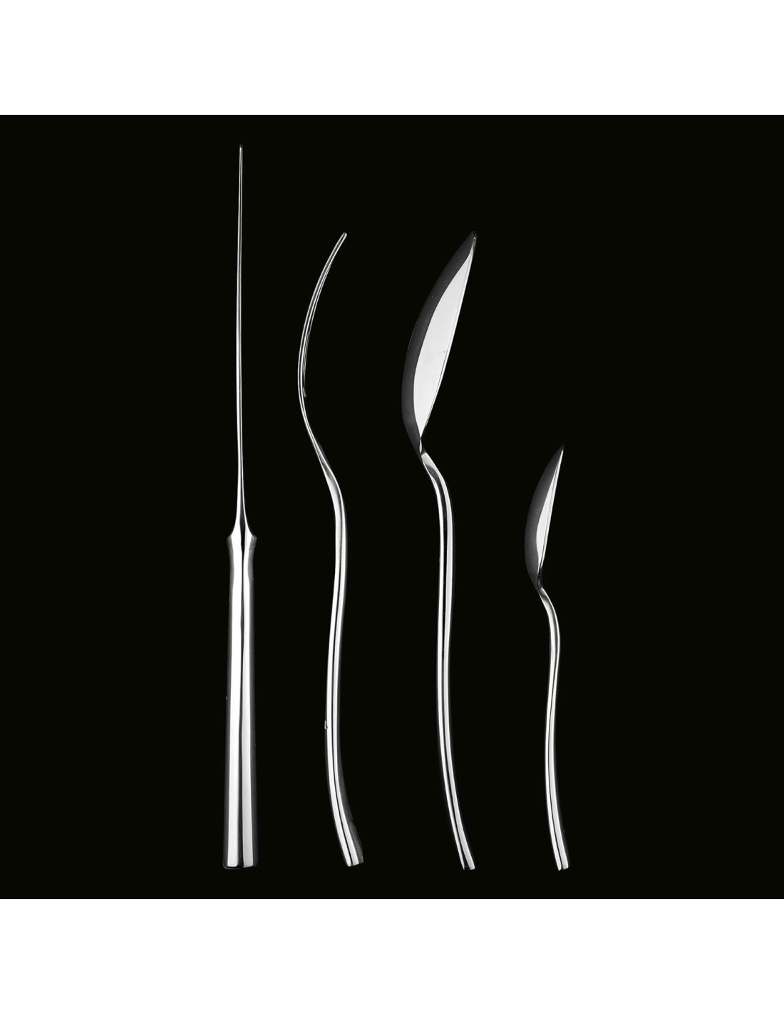 Guzzini Icons Set Posate Acciaio Cromato | Design Citterio & Nguyen | Shopincasa.it