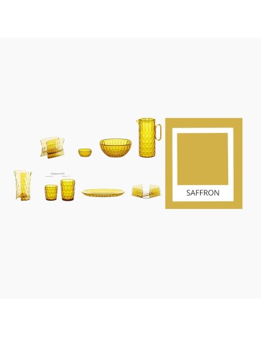 Guzzini Vanity Contenitore 21 cm Giallo Zafferano | Linea TERRA | Shopincasa.it