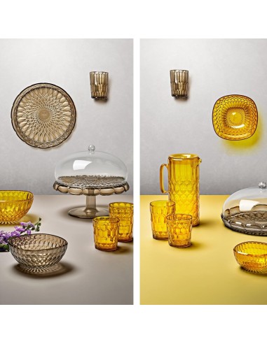 Guzzini Vanity Contenitore 21 cm Giallo Zafferano | Linea TERRA | Shopincasa.it