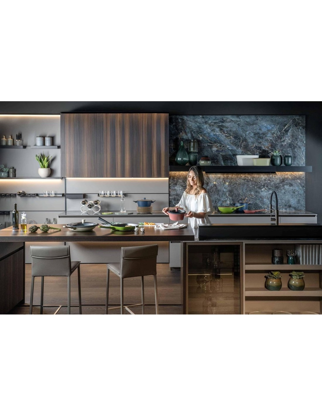 Padella Ø16 cm Cook&Color Verde Avocado Guzzini | Shopincasa.it