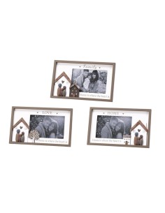 PORTAFOTO 104340 MDF 24,5X15CM ASSORTITO su Shop in Casa 2