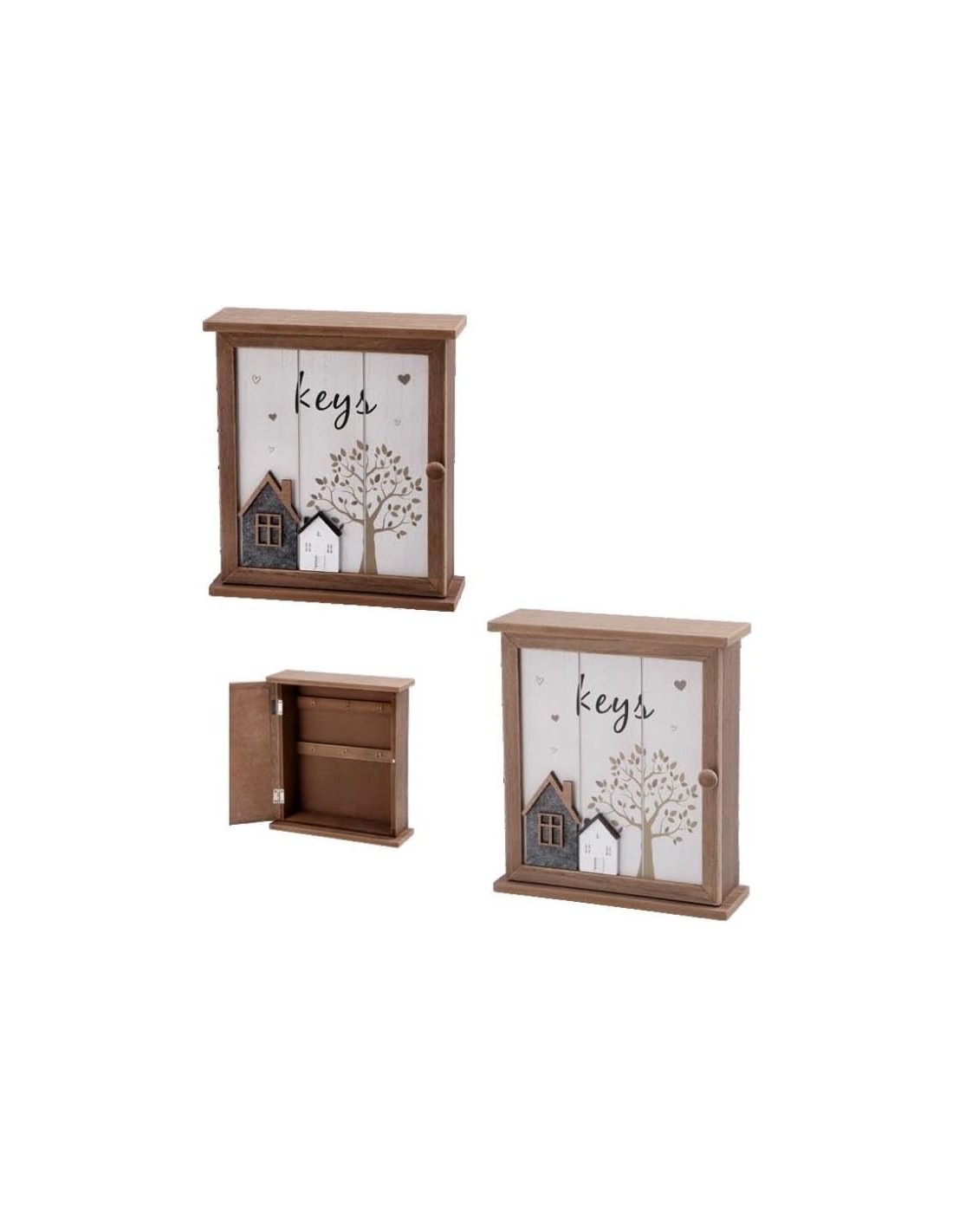 Armadietto Portachiavi MDF 22x8x25 cm | Modelli Assortiti - Shopincasa.it