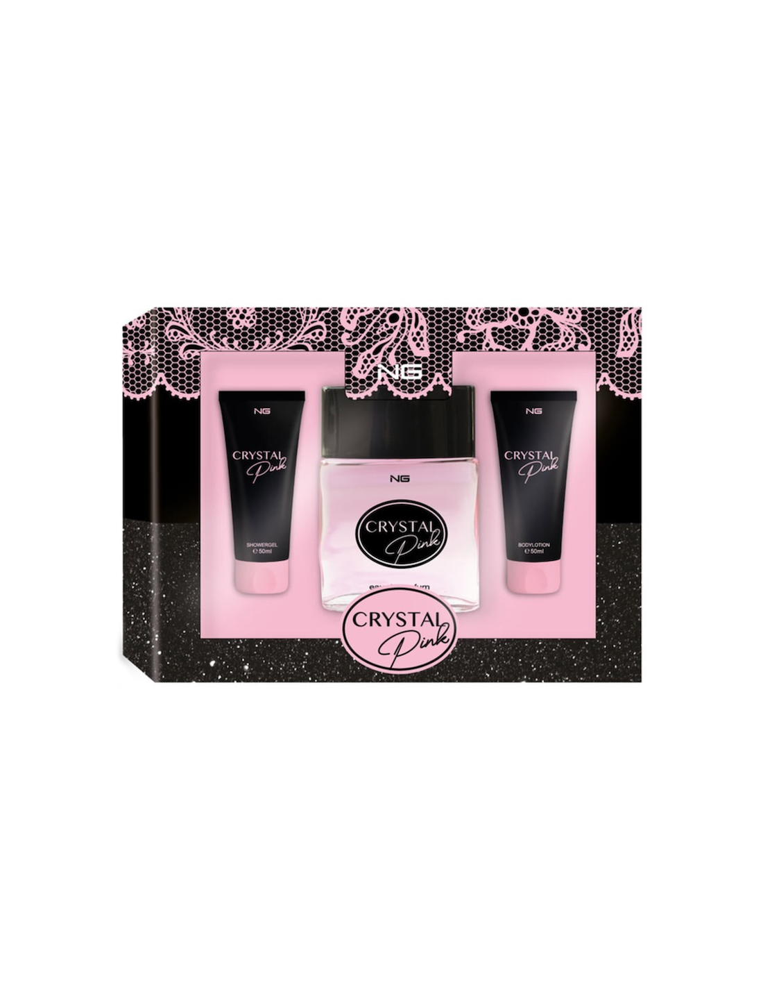 CRYSTAL PINK COFANETTO REGALO 3PZ