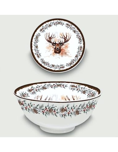 CIOTOLA 956942 20CM DECORO RENNA