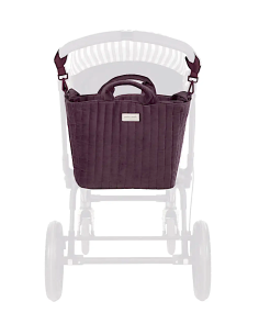 Pasito a Pasito Borsa Cambio Cherry Velvet con Tracolla e Fasciatoio | ShopInCasa.it