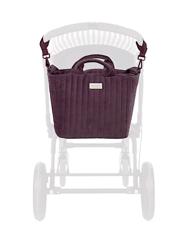 Pasito a Pasito Borsa Cambio Cherry Velvet con Tracolla e Fasciatoio | ShopInCasa.it