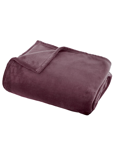 PLAID 156047M VIOLA 130X180 POLIESTERE