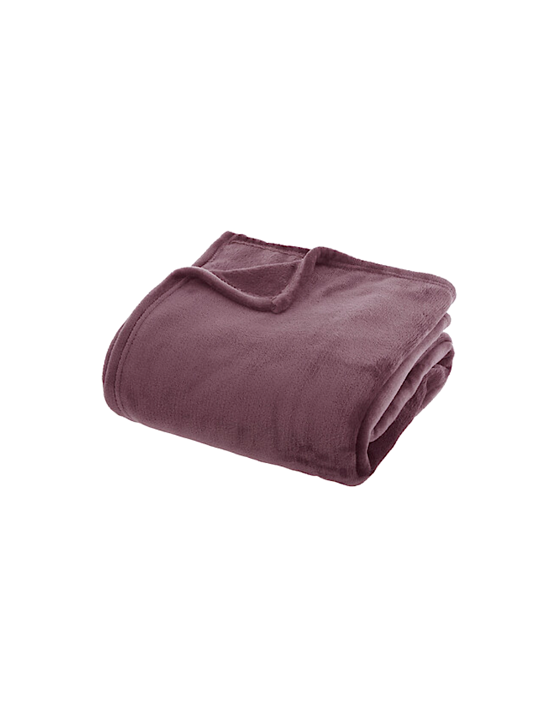 LENZUOLA E ACCESSORI: vendita online Coperta Ollis tinta unita, flanella malva, 180 x 230 cm, morbida e calda in offerta