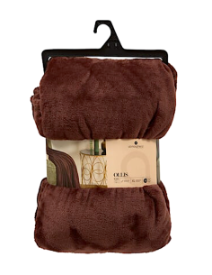 LENZUOLA E ACCESSORI: vendita online Coperta Ollis tinta unita, flanella tonka, 180 x 230 cm, morbida e calda in offerta
