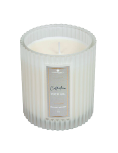 CANDELE: vendita online Candela profumata Albie, 290 g, vaso in vetro, Ø 8,8 x H 10 cm, fragranza tè bianco in offerta