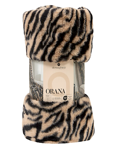 PLAID 212455A ORANA TIGRE 120X160 POLIESTERE