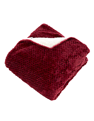 PLAID 212567A LYNO GRANATO 130X170 POLIESTERE