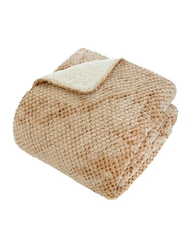 PLAID 212567B LYNO BEIGE 130X170 POLIESTERE