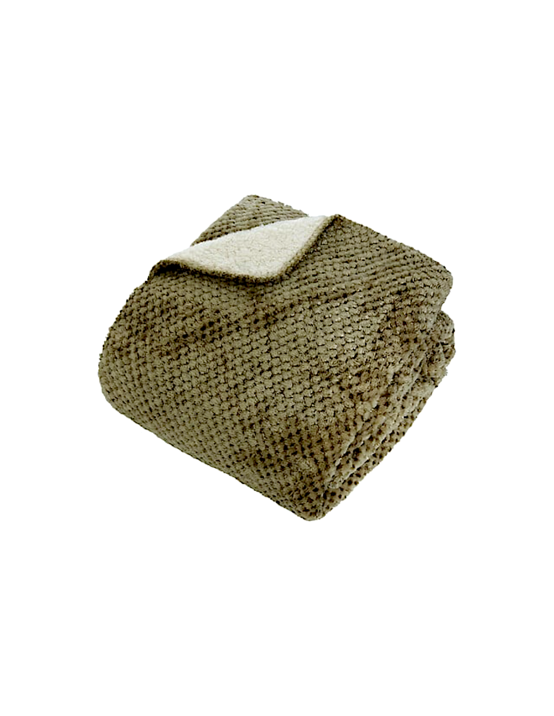 PLAID 212567C LYNO VERDE KAKI 130X170 POLIESTERE