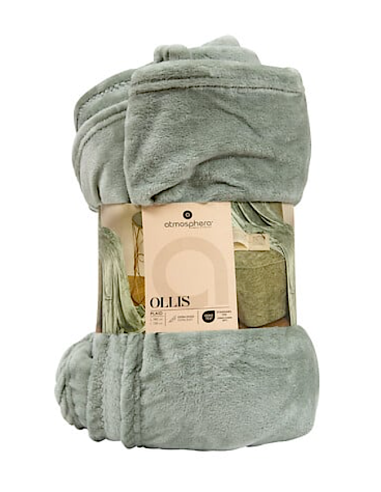 PLAID 156047Q OLLIS VERDE 130X180 POLIESTERE