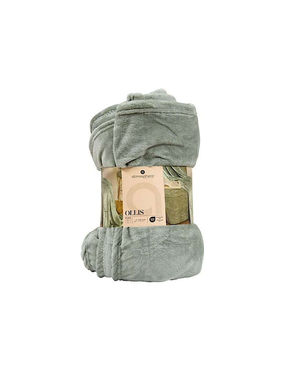 PLAID 156047Q OLLIS VERDE 130X180 POLIESTERE