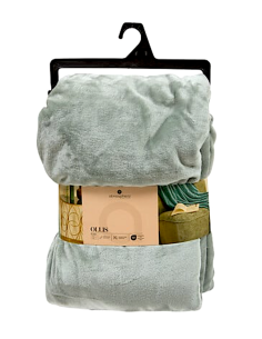 PLAID 156048Q OLLIS VERDE 180X230 POLIESTERE