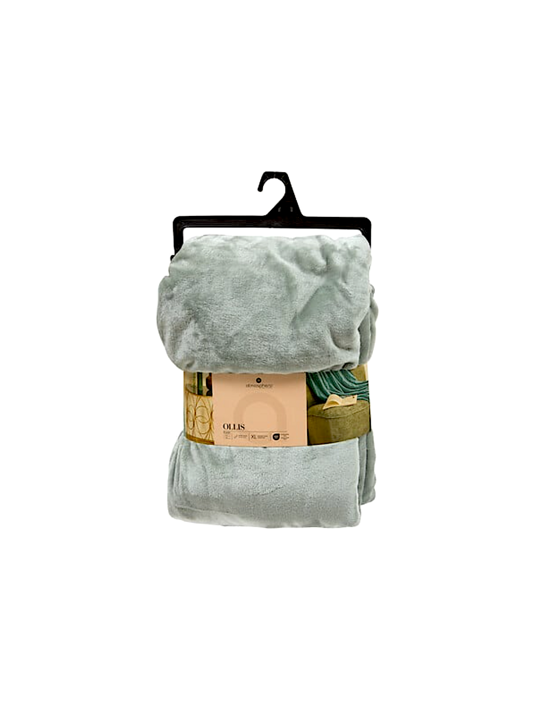 PLAID 156048Q OLLIS VERDE 180X230 POLIESTERE