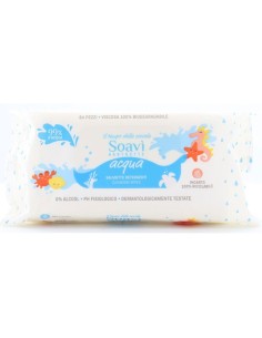 Soavì Babynette Salviette in Acqua 64 pz | Biodegradabili e Delicate | Shopincasa.it