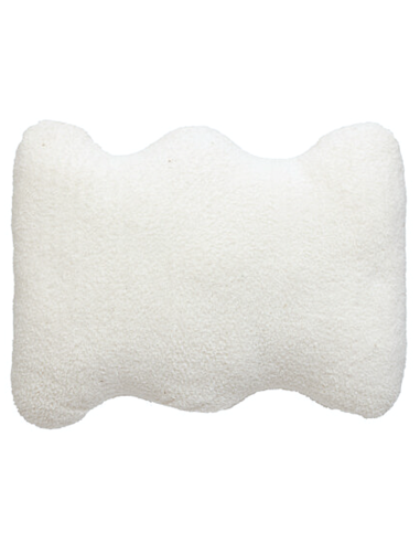 CUSCINI D'ARREDO: vendita online Cuscino in pelliccia Wavy Bliss, bianco, 35 x 48 cm, morbido e decorativo in offerta