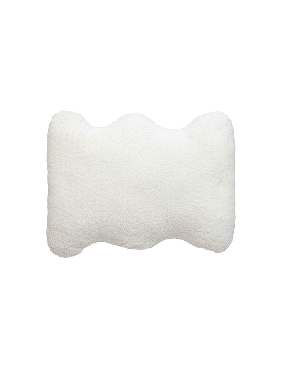 CUSCINI D'ARREDO: vendita online Cuscino in pelliccia Wavy Bliss, bianco, 35 x 48 cm, morbido e decorativo in offerta