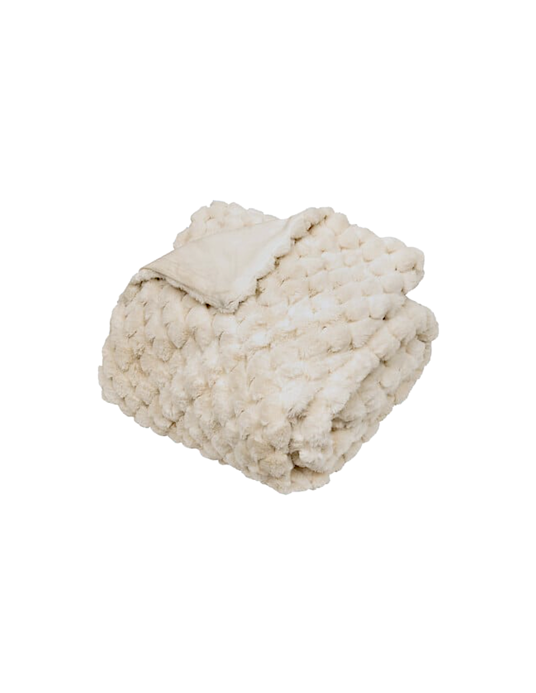 CUSCINI D'ARREDO: vendita online Coperta peluche jacquard beige, coperta Adriel 180x230, plaid morbido matrimoniale, coperta ...