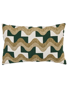 CUSCINO 212431B FLOE VERDE KAKI 38X58 POLIESTERE