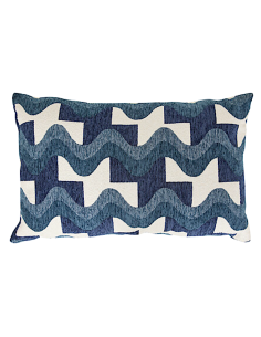 CUSCINO 212431D FLOE BLU EGEO 38X58 POLIESTERE