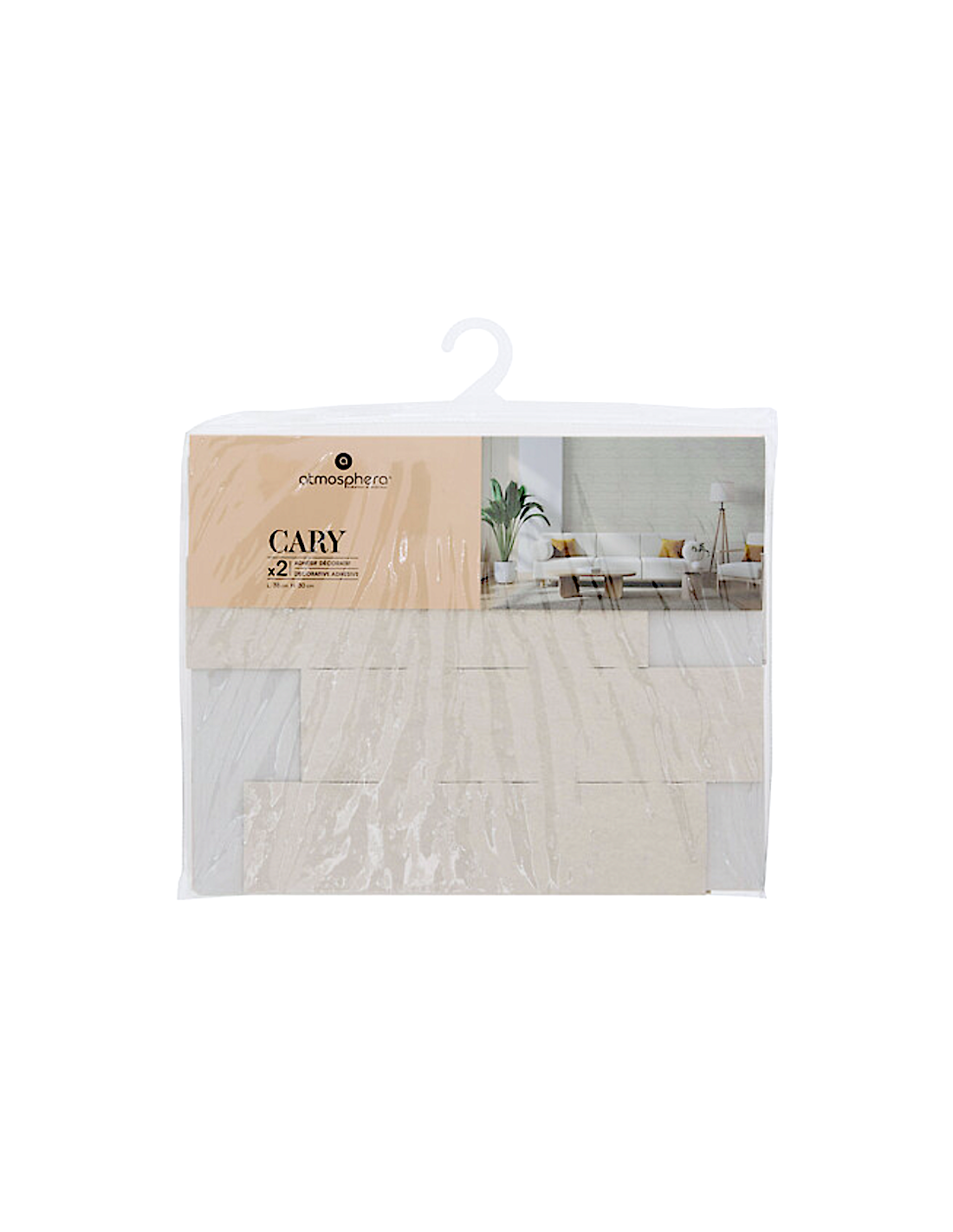 SET 2 ADESIVI 212916 CARY 30X38 PIETRA DECORATIVA