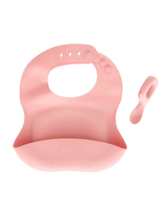 SET BAVAGLINO/CUCCHIAIO 211062A ROSA SILICONE