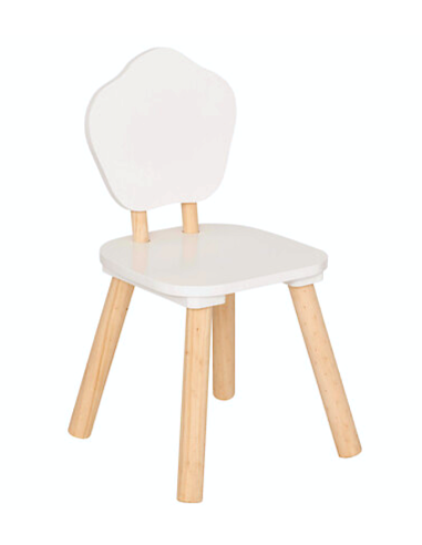 SEDIA BABY 174315D LEGNO/MDF 23X23X47CM BIANCO