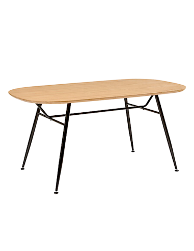 TAVOLO 166716A ROXAS 160X90CM H75CM MDF/METALLO