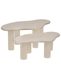 SET 2 TAVOLI BASSI 206092 OLAO AVORIO